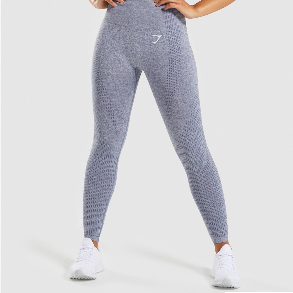 Vital Seamless Leggings- Steel Blue Marl